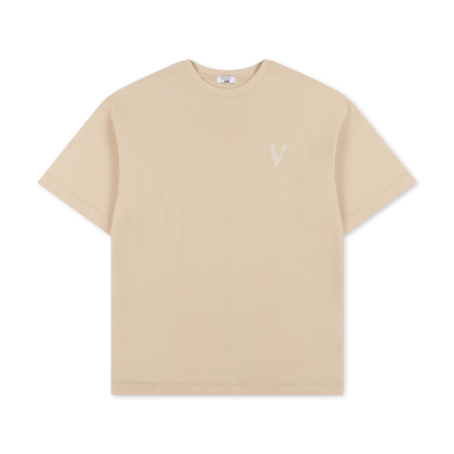 STAPLD TEE | ALMOND MILK