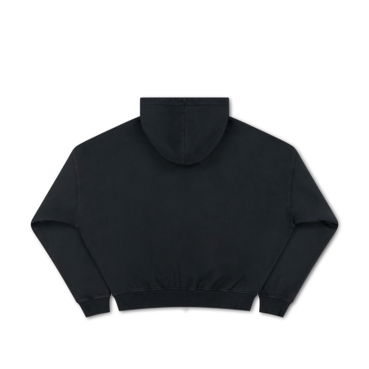 SS HOODIE | WASHED BLACK